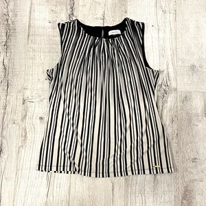 B&W Calvin Klein Striped Hombre Relax Fit Tank Top